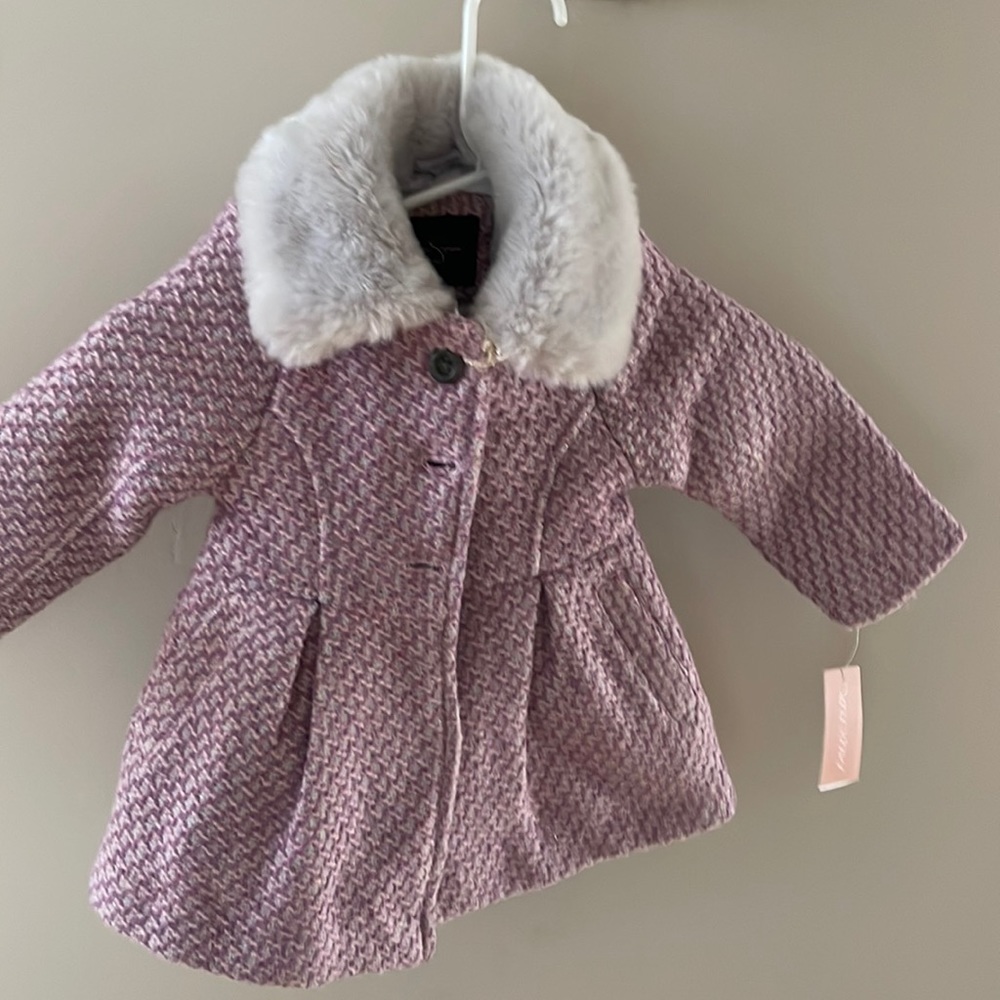 Jessica Simson Faux fur Peacoat
